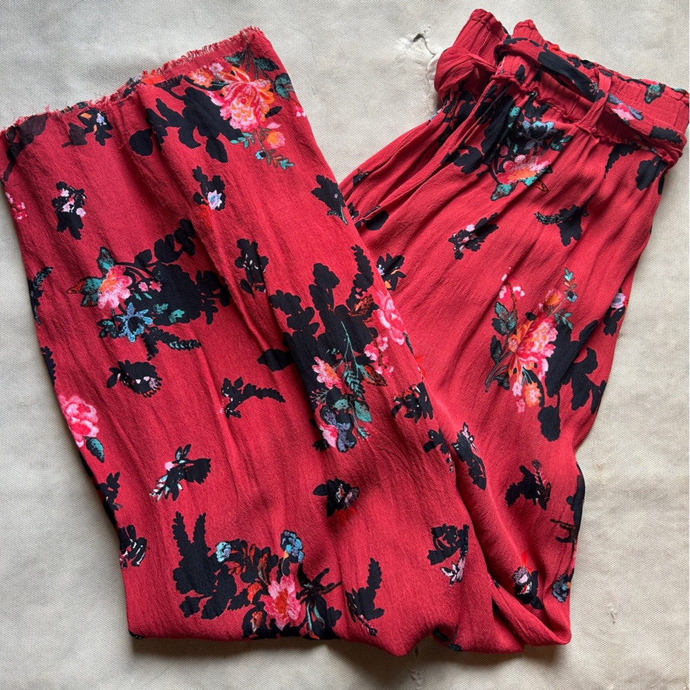 Free People Floral Wide-Leg Pants - Picture 5 of 5